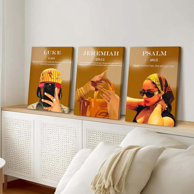 3 Piece Wrapped Canvas Print