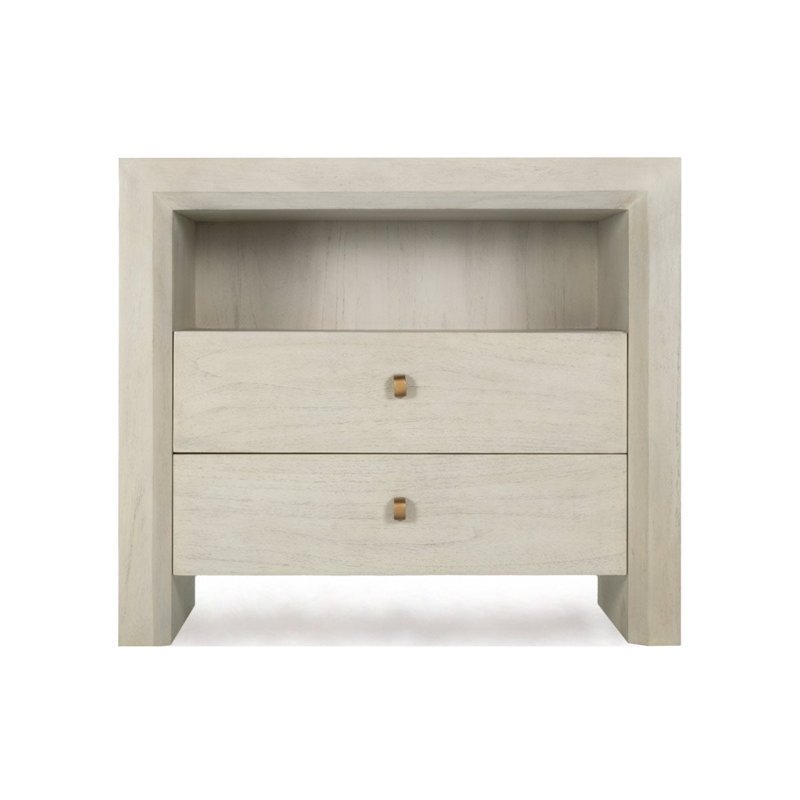 Millie 2 - Drawer Solid Wood Nightstand