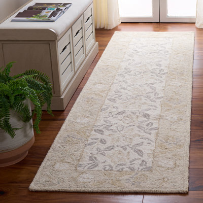 Tapis d'intérieur en coton touffeté à la main Jardin
