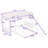 Twin Over Twin L-Shaped Bunk Beds With Slide-1161549231