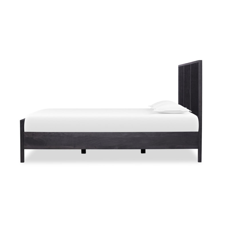 Sydney Bed, King, Black Wash W/ Black Cane