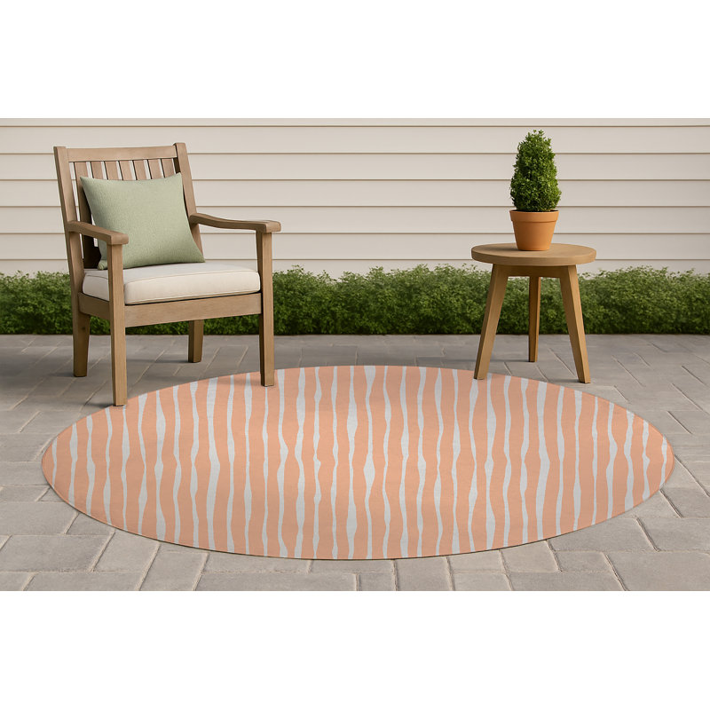 Tapis d'extérieur antidérapant Sploog, Rond 5 pi
