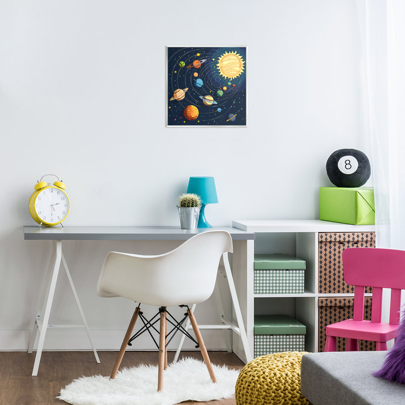 Planets Around The Sun Wall Plaque, design by Creative Studio