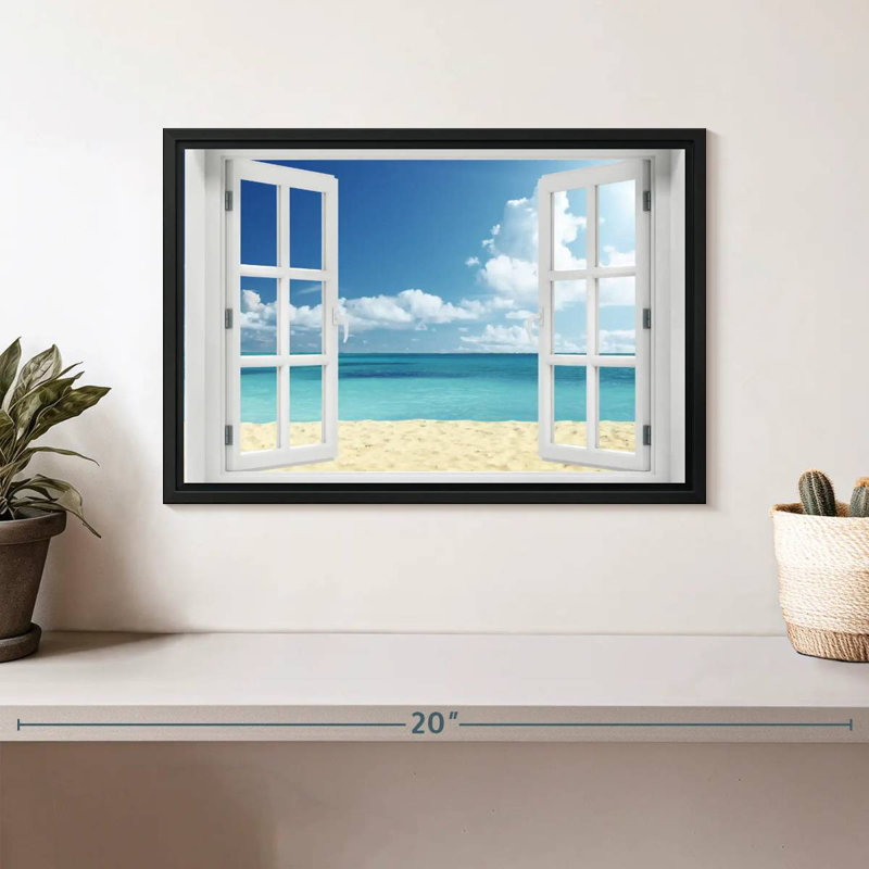 Window To Remote Gillard, 9" H x 13" W