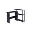 Bureau rectangulaire avec tablette latérale Levi-751094371