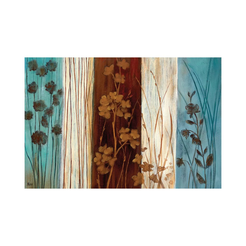 Summer Silhouette by Nan - Painting on Canvas, 30.48 cm H x 45.72 cm W, Wrapped Canvas