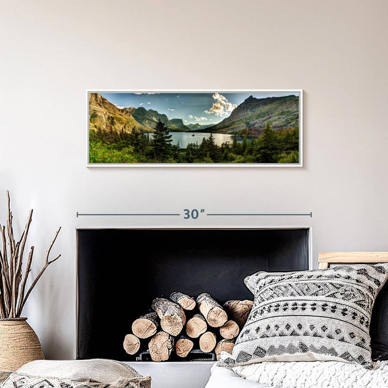 Montana, Montana, Cadre flottant blanc, 28 po x 10 po