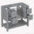 35.6'' Single Bathroom Vanity Base Only-101803610