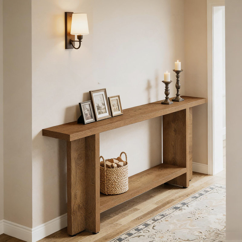 Double-Layer Storage Sofa Table,Hallway Table,Console Table