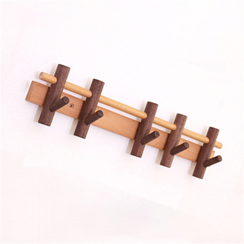 Natureflex Adjustable Solid Wood Coat Hook