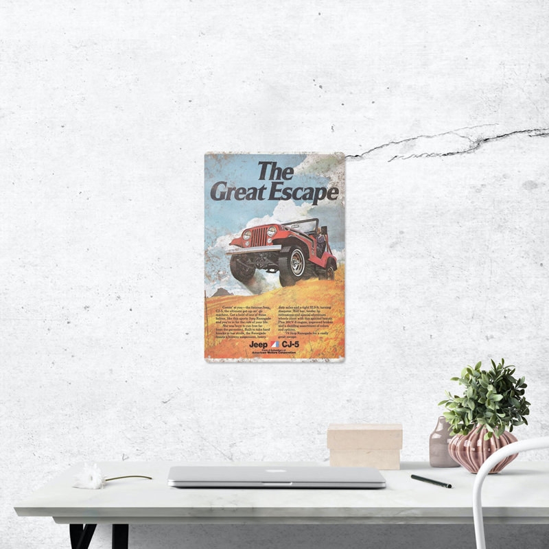 Transportation Wall Decor on Metal