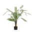 Palmier vert Kwai artificiel vert avec pot rond noir 30 po x 32 po x 46 po
