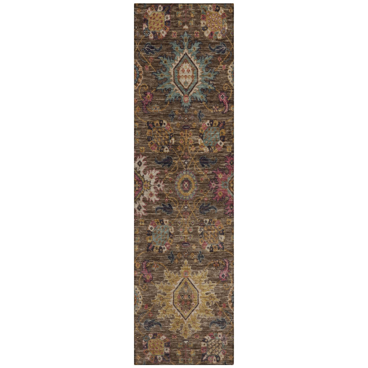 Machine Washable Indoor/Outdoor Jacinto ACN2151 Medallions Rug