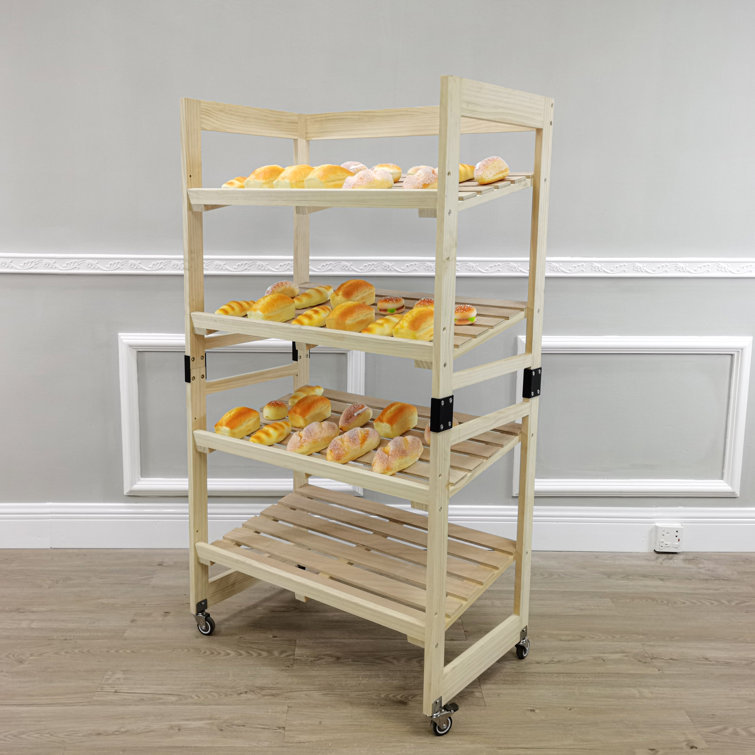 By Nature Angled Wood Bread Rack – Fixtures Close Up