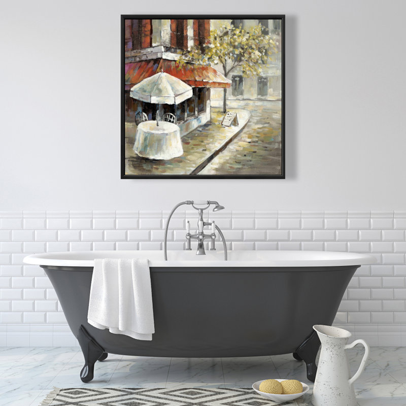 «Deserte And Sunny Street» sur toile