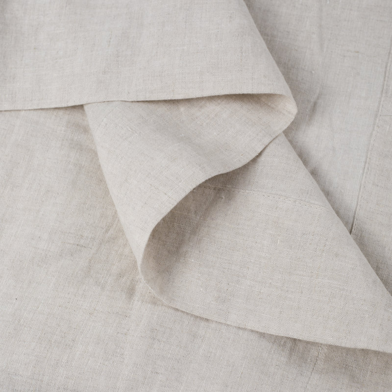 Peachland 100% Linen Flat Sheet, Full, Gray