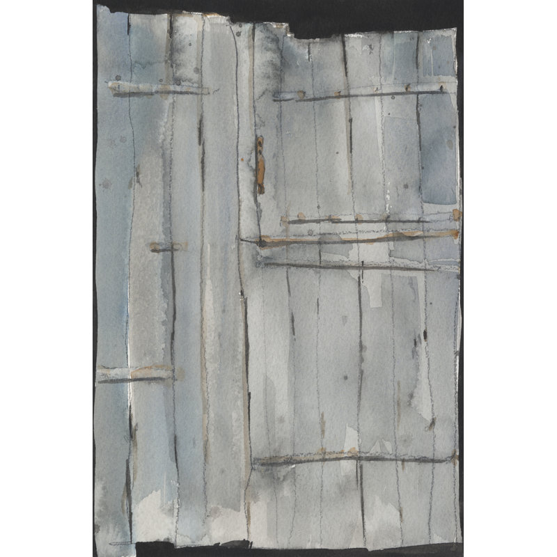 The Wooden Gate I, 12" H x 8" W
