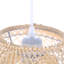 Luminaire suspendu fantaisie en rotin Boho