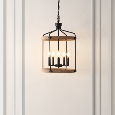 Verser 5 - Light Dimmable Lantern Geometric Chandelier