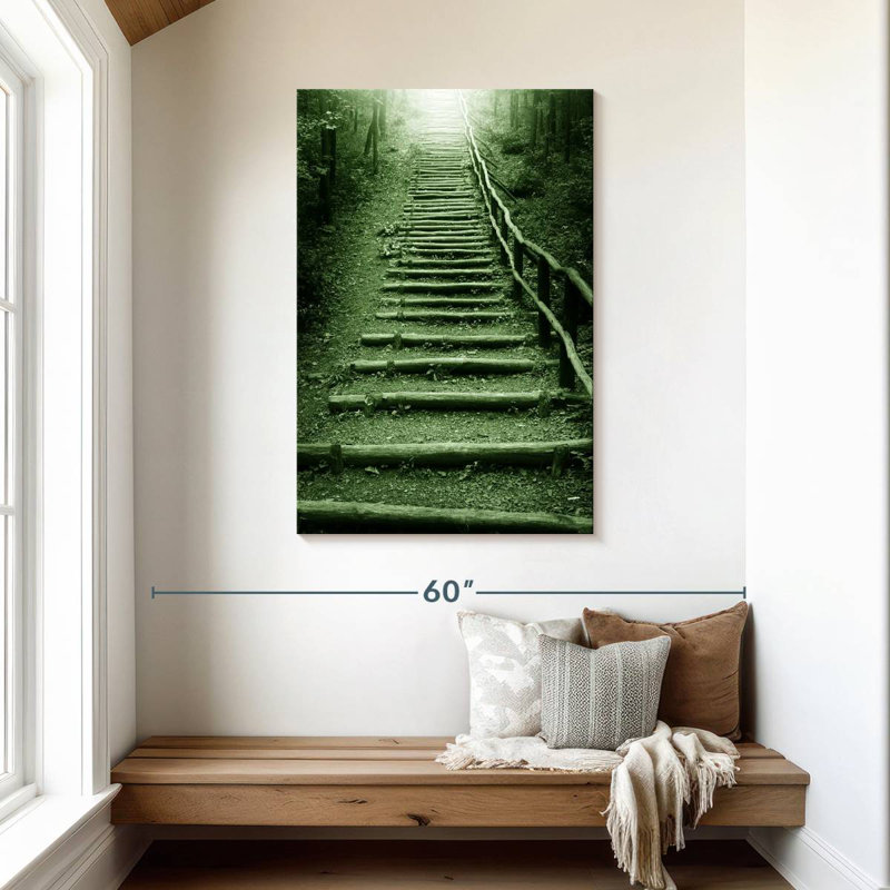 Lilie Forest Staircase, 45" H x 30" W