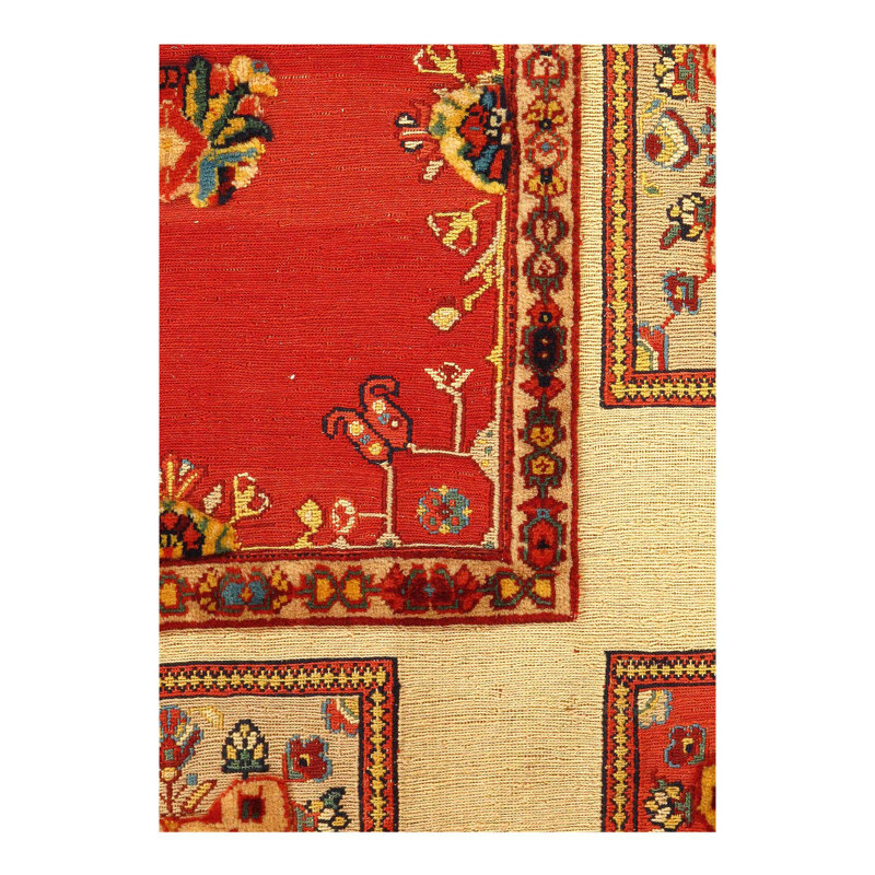 Oriental Area Rug in Red