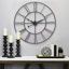 Garney Metal Wall Clock with Black Hands-569890745-569890746