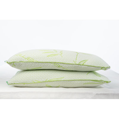 Rayon From Bamboo Memory Foam Pillow Pair