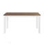Ensemble de salle à manger 7 pièces avec chaises à dossier en X double, style champêtre en bois pour des expériences culinaires confortables et invitantes