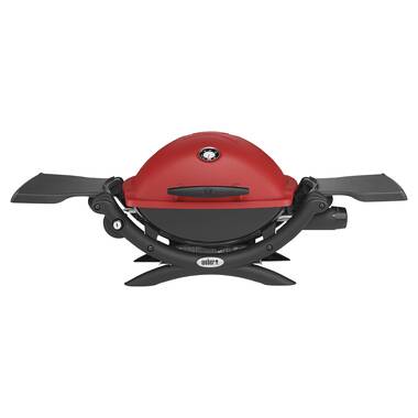 Costway 1600W Electric BBQ Grill with Warming Rack, Temperature Control &  Grease Collector Red