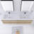 Reaiah 71'' Double Bathroom Vanity with Resin Top-996648731
