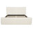 3-Pieces Queen Bedroom Set, 1 Queen Upholstered Platform Bed and 2 Nightstands with Waterproof Tabletop