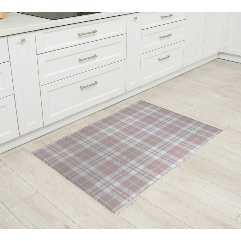 Tapis de cuisine Vinny, Rectangulaire 2 pi x 3 pi, Pink 3