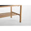 Banc de rangement rembourré en lin noir avec pieds en métal et tablette pour la chambre à coucher, le vestibule, la salle à manger-1747607320