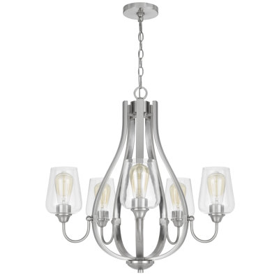 5 - Light Dimmable Empire Chandelier