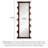 Medieval-Style Wooden Carving Board Frame Irregularly Shaped Full-Length Mirror-117890505
