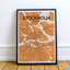 Stockholm City Map - No Frame Print-600768893