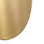 Applique murale moderne cylindrique en or noir
