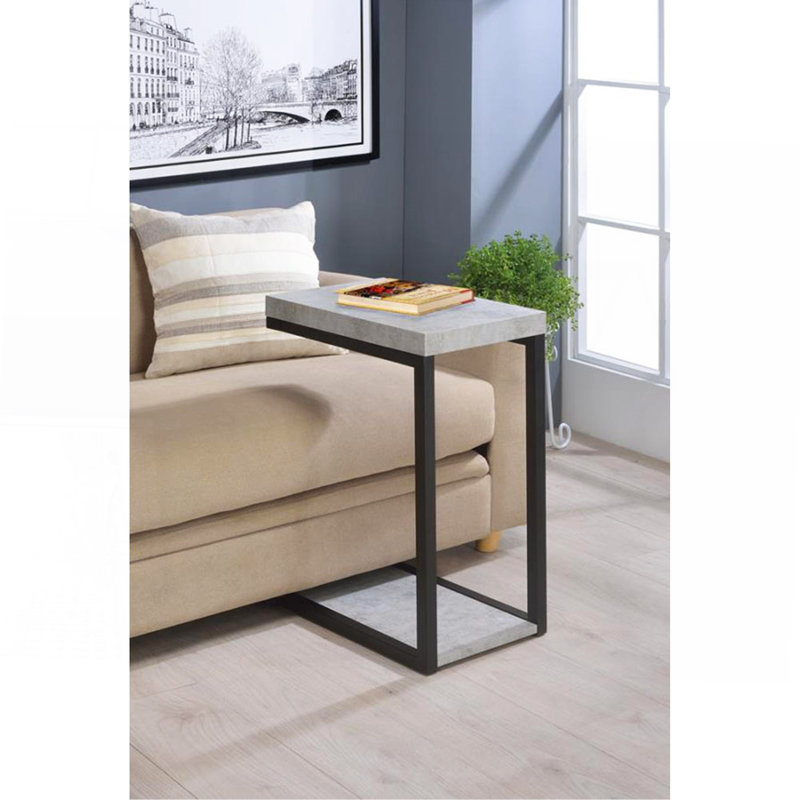 Black Snack Table_Table basse, Gris ciment