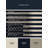 Soft Plush Fannin July 4Th Modern & Contemporary Abstract Area Rug in Gray – Navy Binding-393406037