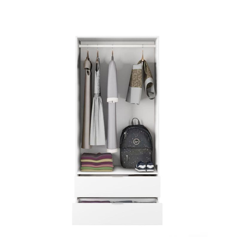 Bawi Solid Wood Wardrobe
