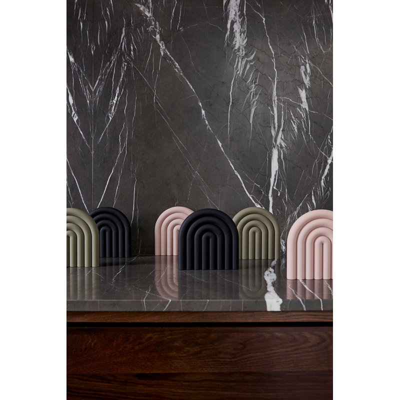 Rainbow Silicone Trivet, Black