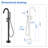 Floor Tub Spout with Diverter-63445202