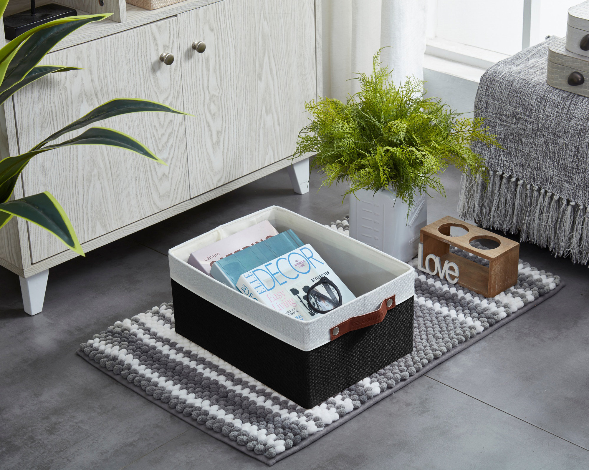 DECOMOMO Medium Collapsible Sturdy Storage Basket - Wayfair Canada