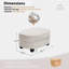 Table basse avec repose-pieds moderne 2 en 1 avec rangement Verona-124265927