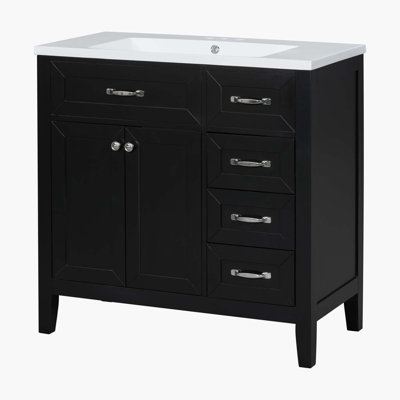 Meuble-lavabo simple l 36 po x P 18 po x H 36 po