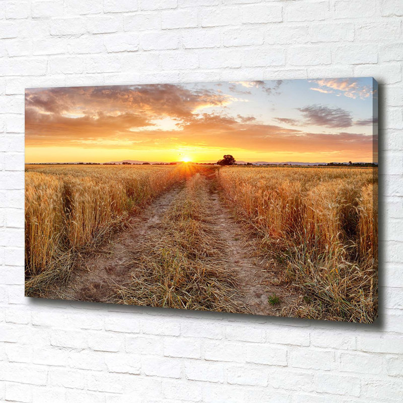 Wheat Field - Wrapped Canvas Print