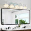 Luminaire de meuble-lavabo rétro 5 lumières 29 "avec abat-jour en cristal-264726325