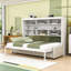 Lit escamotable avec canapé escamotable et tablettes DEL Murphy-1376974370