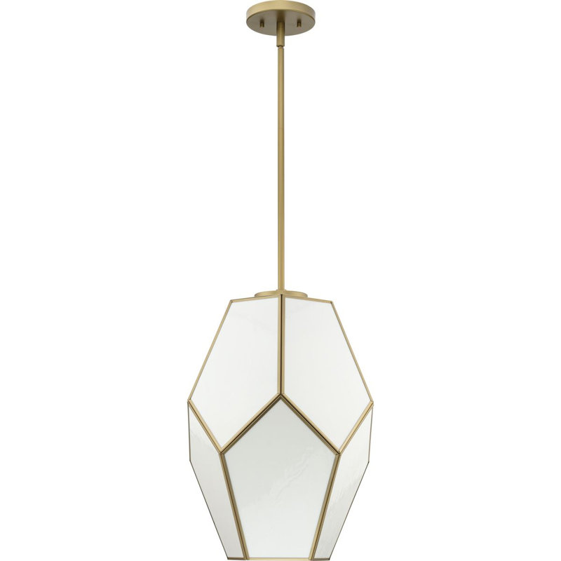 Jamaka 1 - Light Pendant, 19.75" H x 14" W x 14" D, Vintage Gold