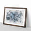 Winter Forest in Bavaria Germany Watercolour - Picture Frame Graphic Art Print-56740350-56740351